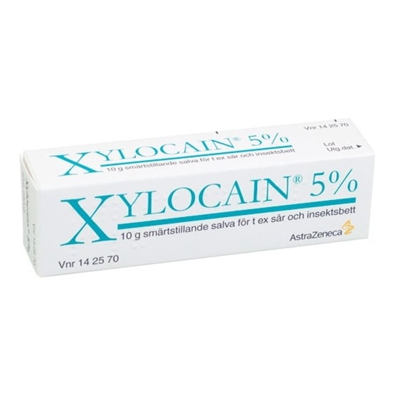 AstraZeneca Xylocain, salva 5 % 10 gr