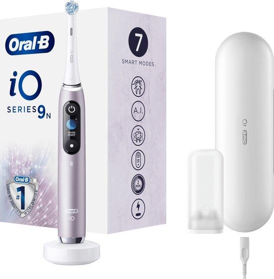 Oral-B iO Series 9N - Vuxen - Vibrerande tandborste - Daglig vård - Djup rengöring - Tandköttsvård - Känslig - för vita tänder - Rose - 2 min - Rund (