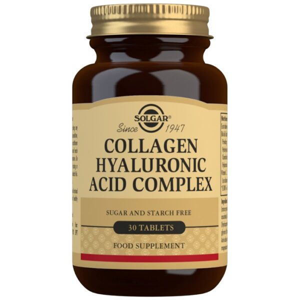 Solgar Collagen Hyaluronic Acid Complex Tablets 30 st